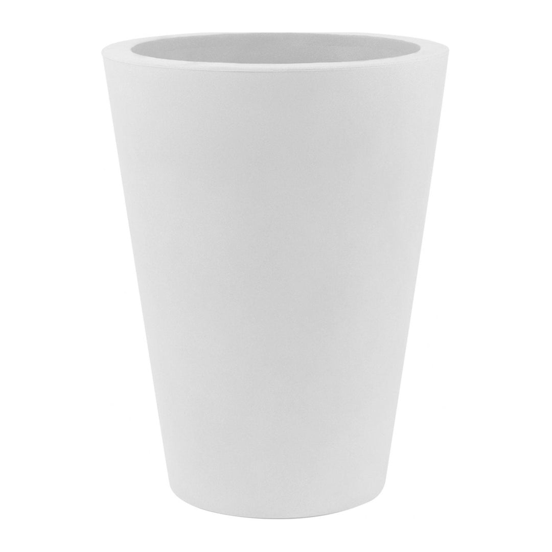 High Cone Planter Outdoor Vondom White Small 