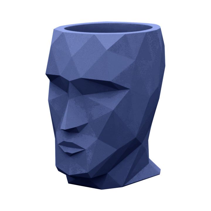 Adan Planter Outdoor Vondom Navy Large: 27.5 in width