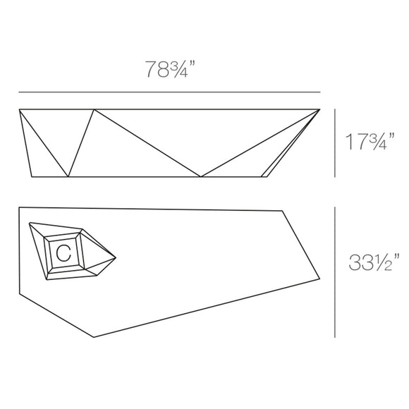 Faz Bench Outdoor Vondom   