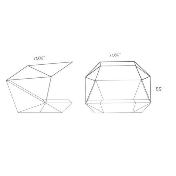 Faz Daybed with Parasol Showroom Model Outdoor Vondom