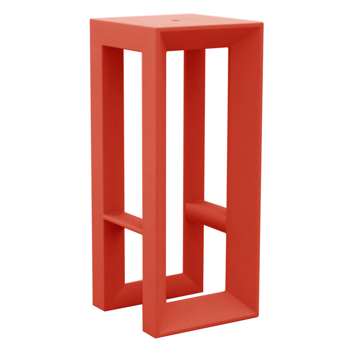 Frame Bar Stool Outdoor Vondom Stool Only Basic Red