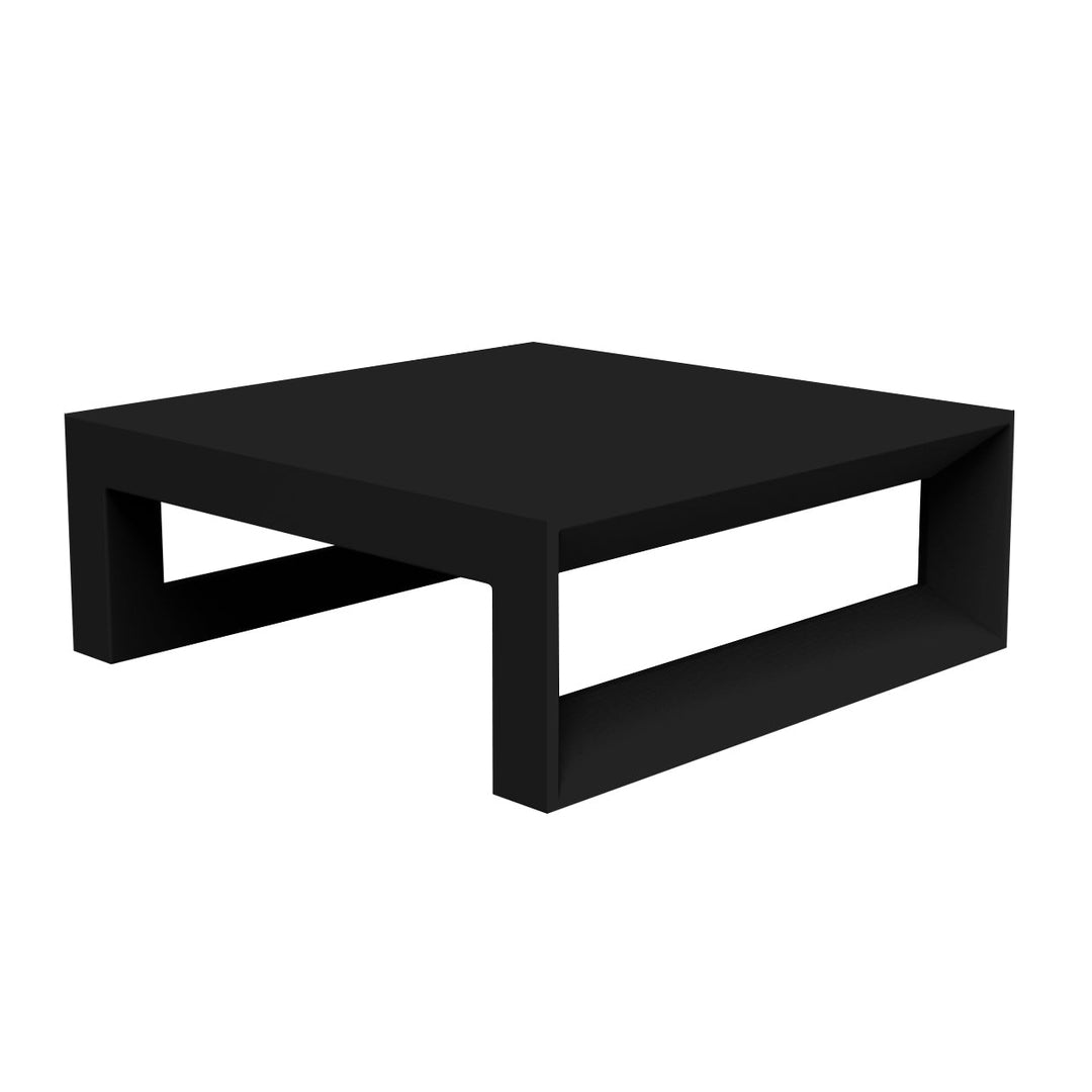 Frame Sun Chaise Table Outdoor Vondom Basic Black