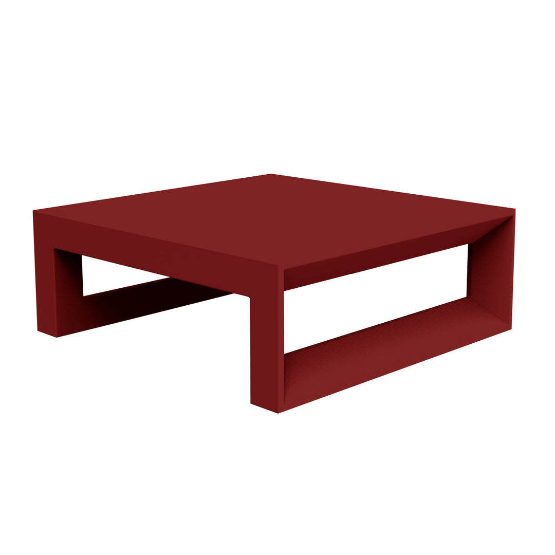 Frame Sun Chaise Table Outdoor Vondom Basic Red