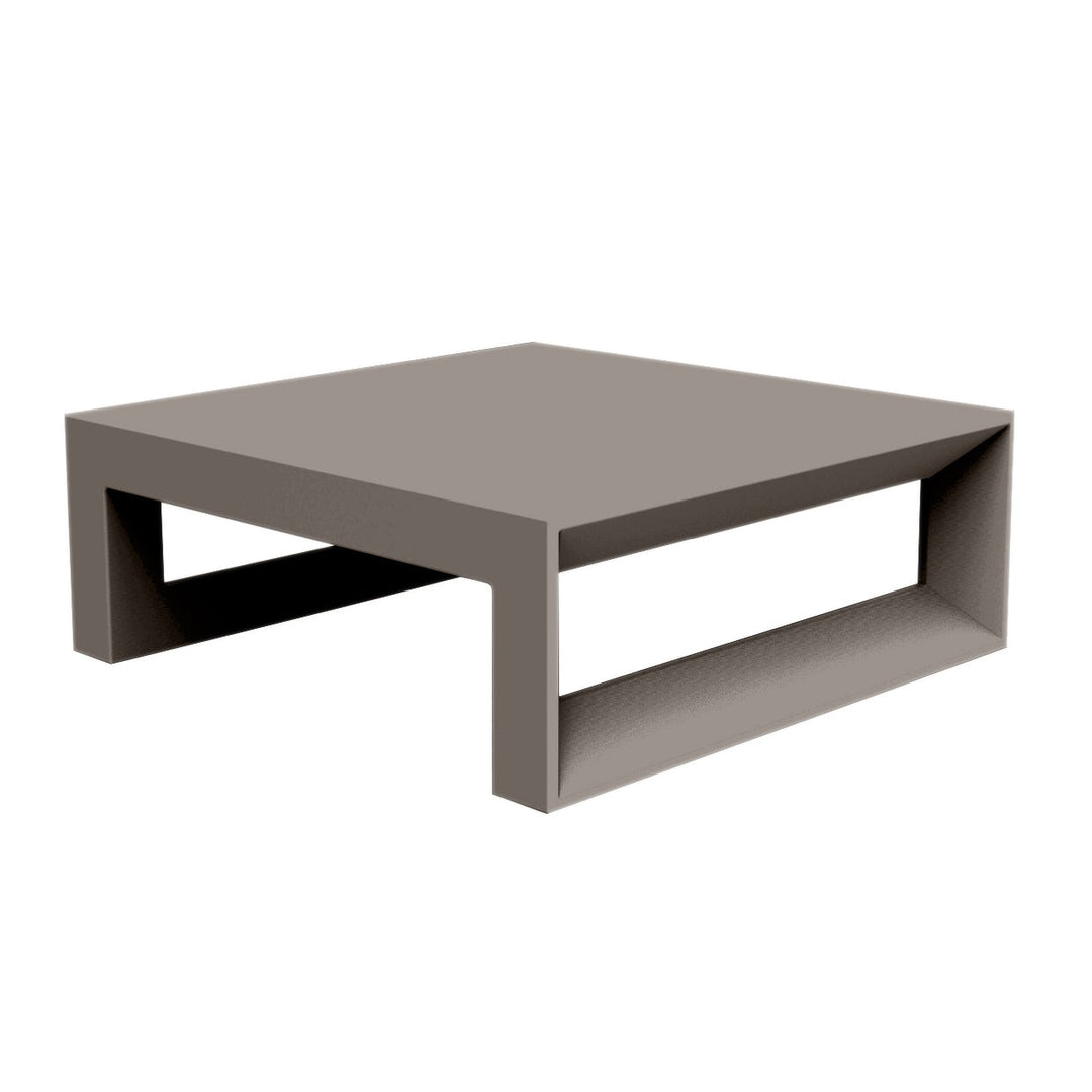 Frame Sun Chaise Table Outdoor Vondom Basic Taupe