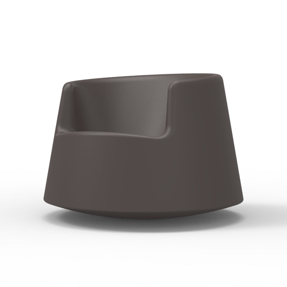 Roulette Rocking Chair Outdoor Vondom Large ( 93x93x68 cm) Basic Bronze