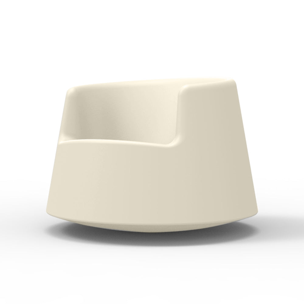 Roulette Rocking Chair Outdoor Vondom Large ( 93x93x68 cm) Basic Ecru