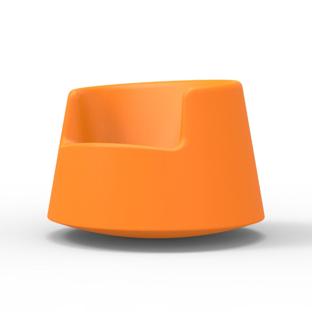 Roulette Rocking Chair Outdoor Vondom Large ( 93x93x68 cm) Basic Orange