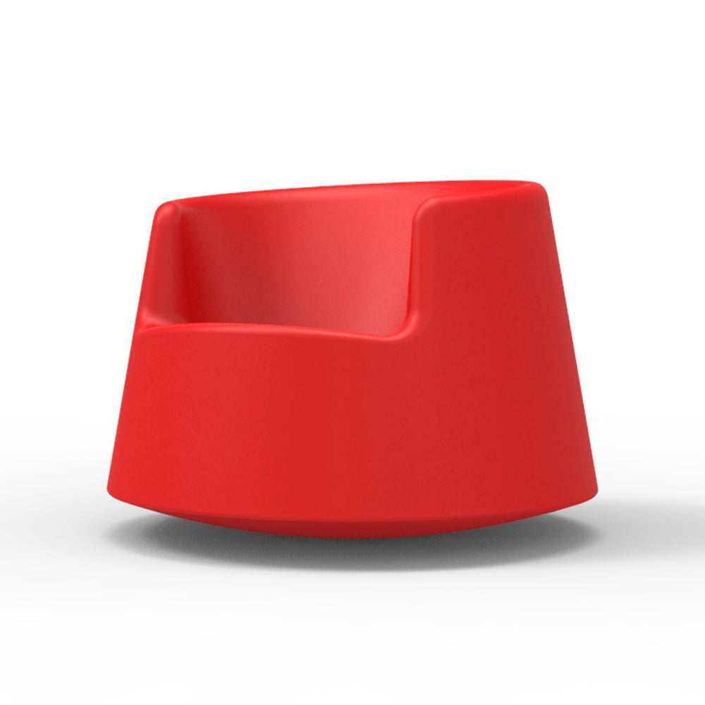 Roulette Rocking Chair Outdoor Vondom Large ( 93x93x68 cm) Basic Red