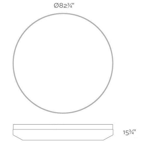 Vela Round Daybed Outdoor Vondom   