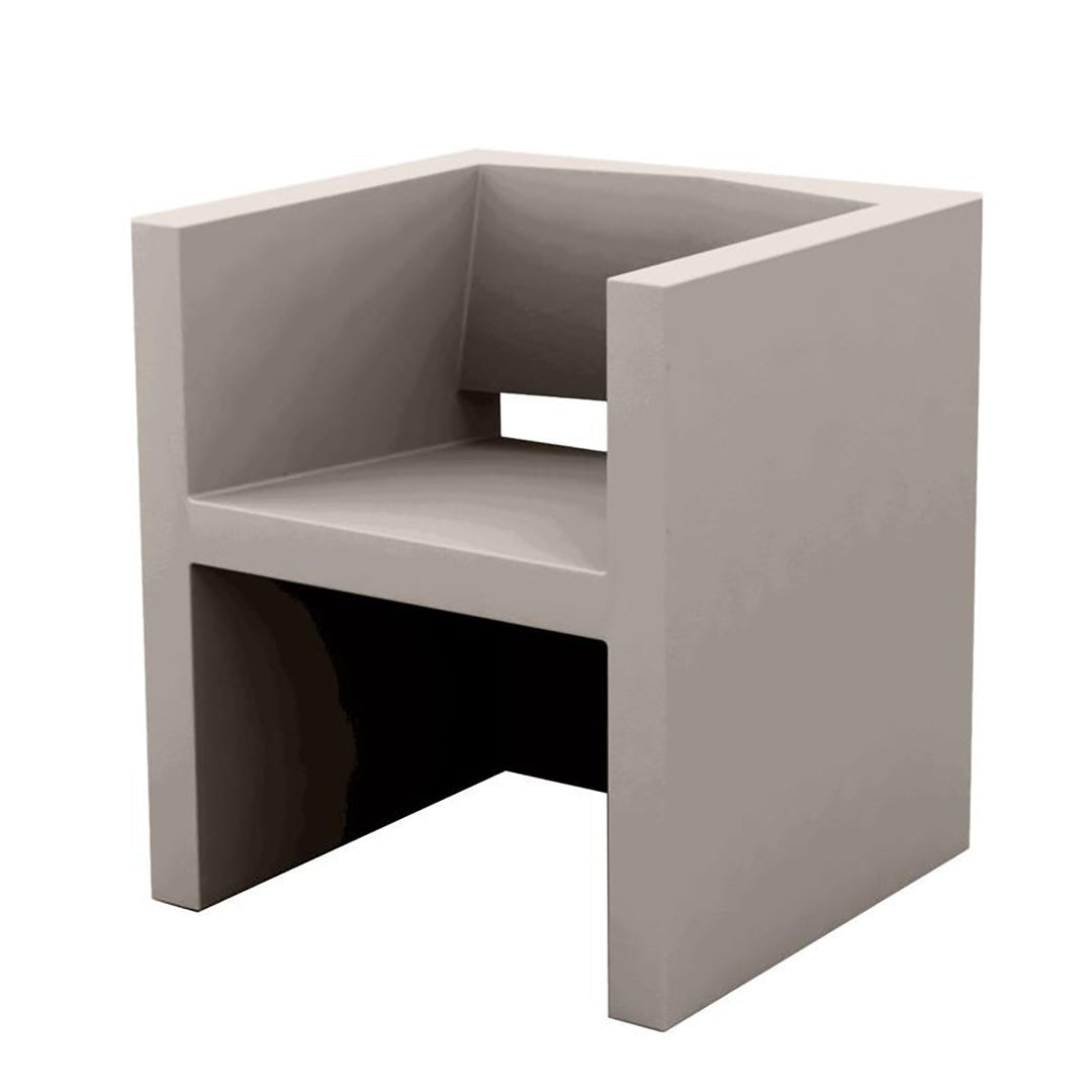 Vela Armchair Outdoor Vondom Taupe Armchair Only 
