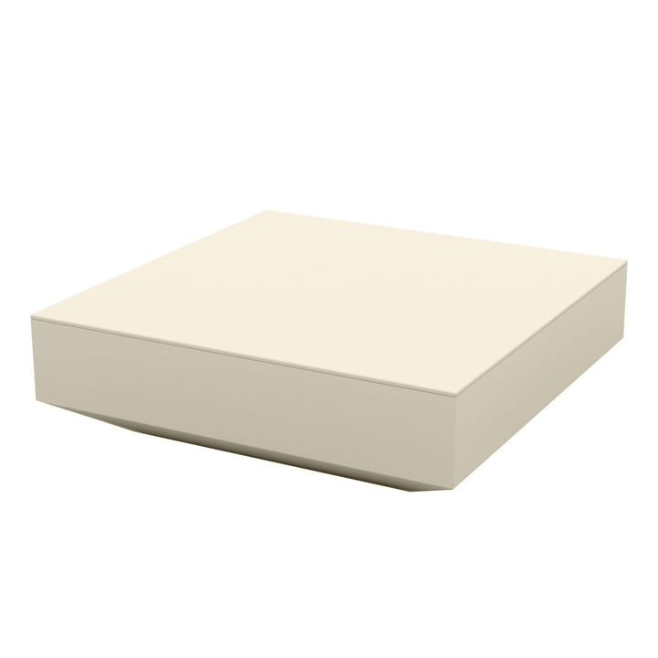 Vela Coffee Table Outdoor Vondom Ecru Table Only