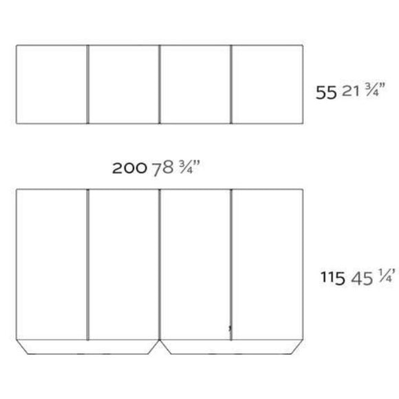 Vela Double Bar Outdoor Vondom   