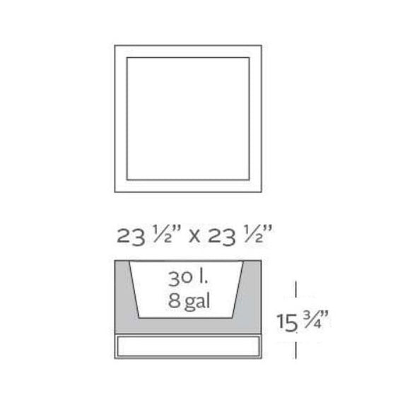Vela Land Planter Outdoor Vondom   
