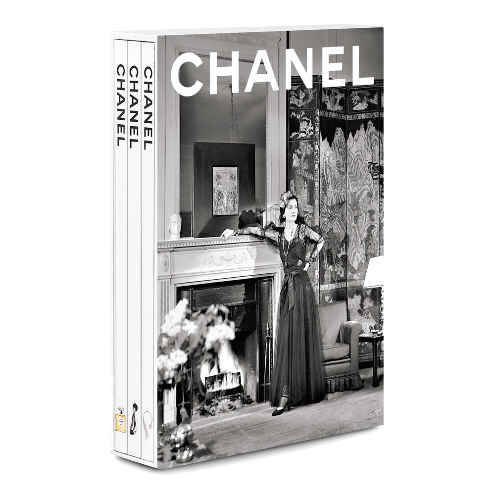 Chanel 3-Book Slipcase (New Edition) Book Print Books Assouline   