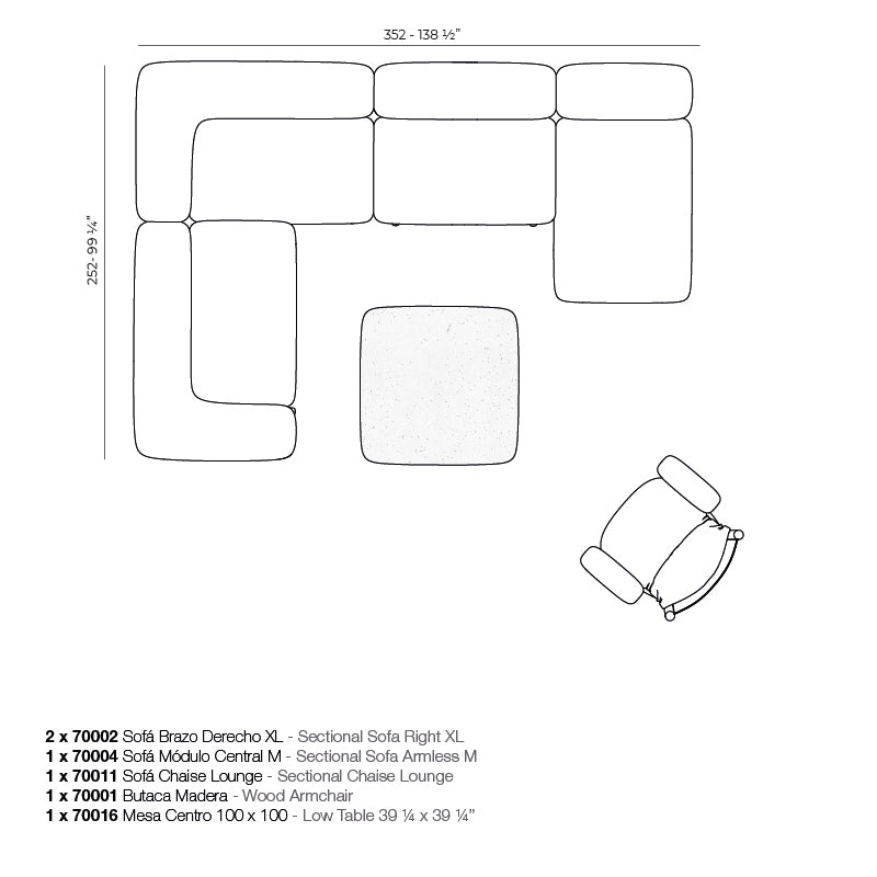 MILOS MODULAR SOFA Outdoor Vondom   