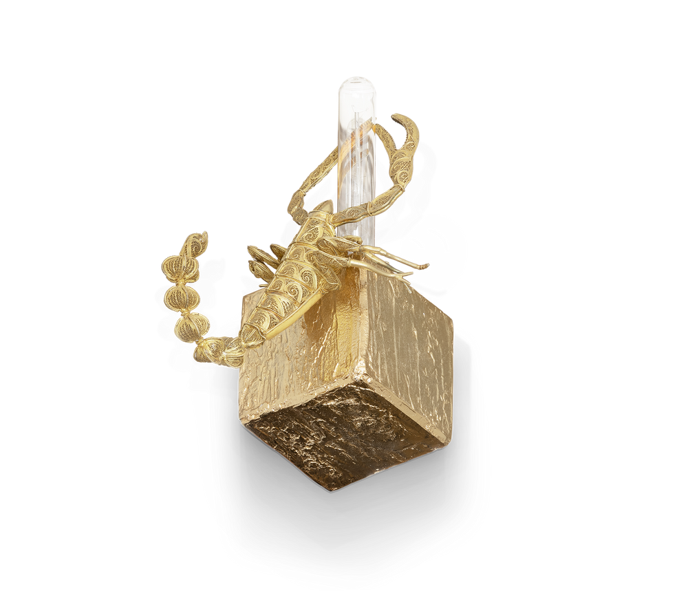Cubic Filigree Scorpion Small Wall Lamp  Boca Do Lobo   