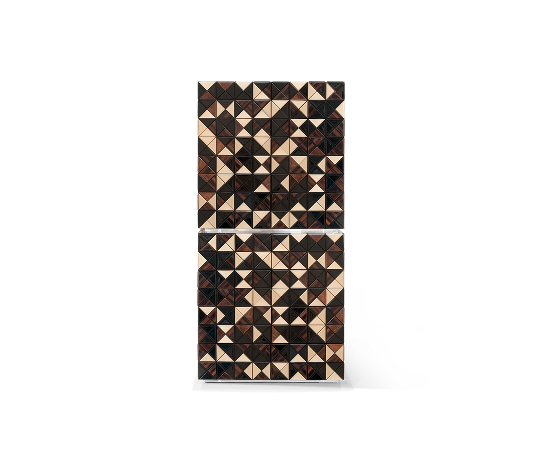 pixel ii anodized cabinet Cabinets Boca Do Lobo Pixel II Walnut
