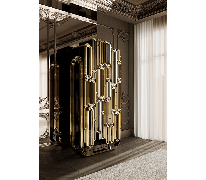oblong gold cabinet Cabinets Boca Do Lobo