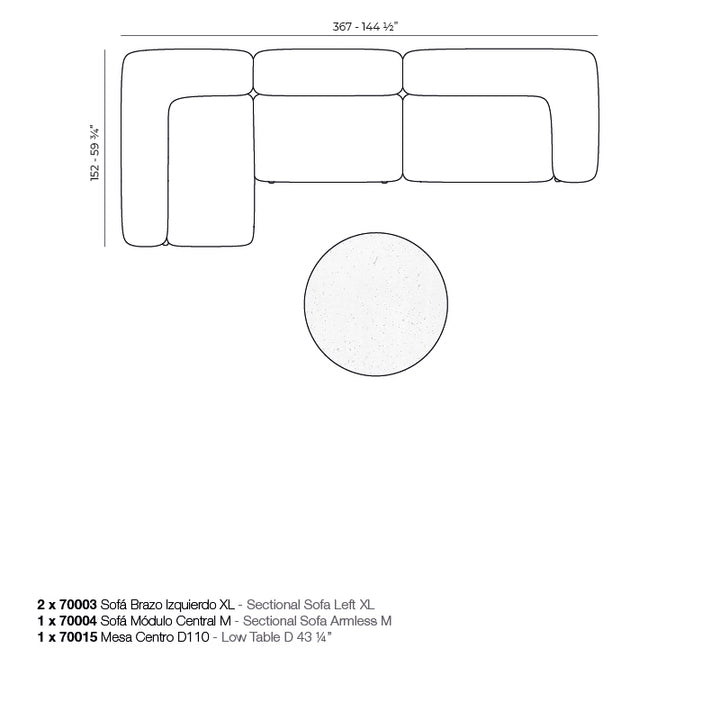 MILOS MODULAR SOFA Outdoor Vondom   