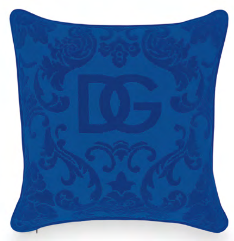 DG LOGO COTTON OUTDOOR CUSHION Cushions Dolce&Gabbana   