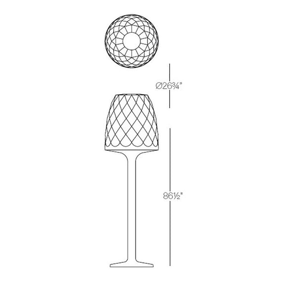 Illuminated Vases Floor Lamp Outdoor Vondom   