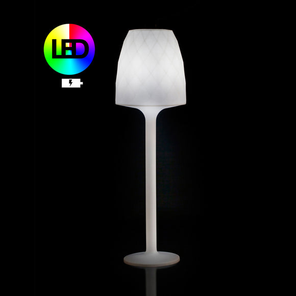 Illuminated Vases Floor Lamp Outdoor Vondom Medium ( 56x56x180 cm) White Light