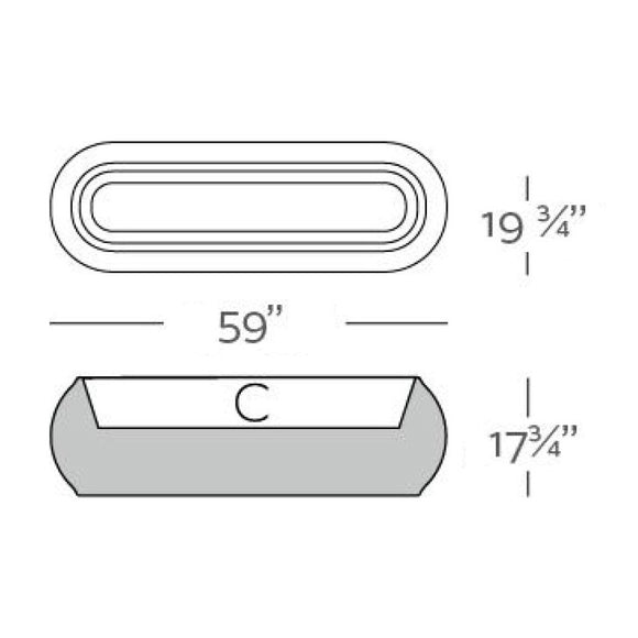 Illuminated Kannelloni Planter Outdoor Vondom   