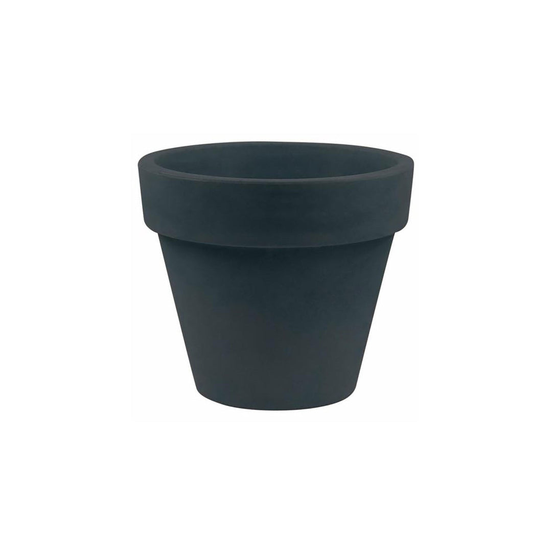 Maceta Planter Outdoor Vondom Anthracite XSmall: 19.75 in Dia 