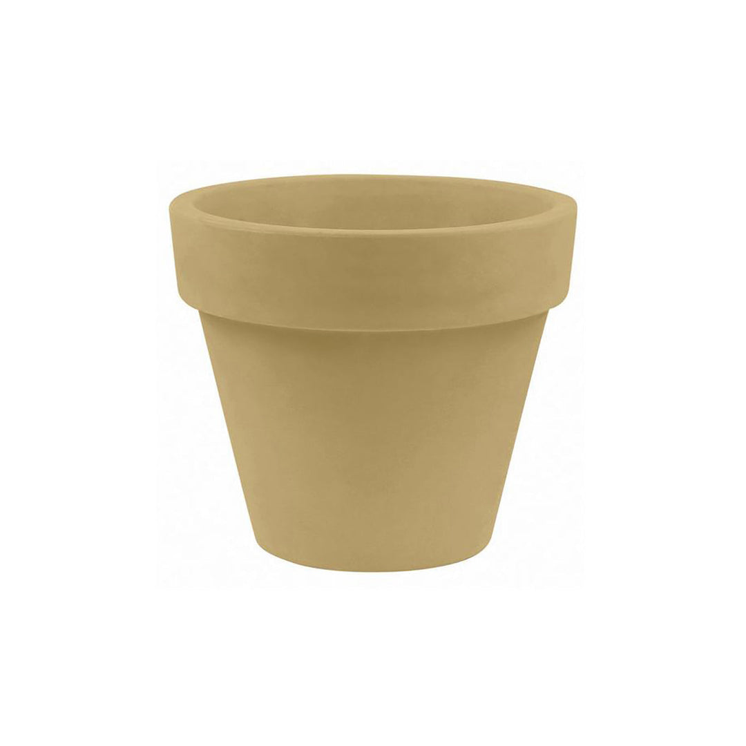 Maceta Planter Outdoor Vondom Beige Small: 23.5 in Dia 