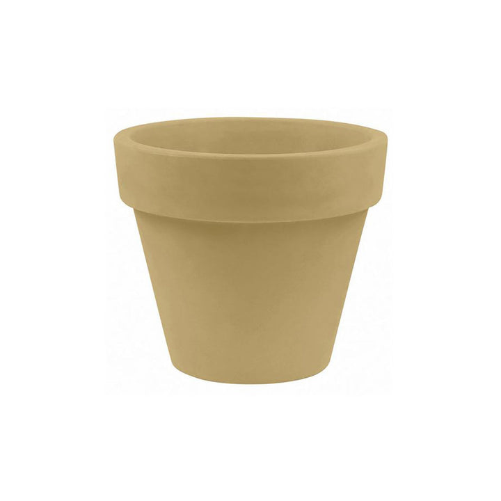Maceta Planter Outdoor Vondom Beige Small: 23.5 in Dia 