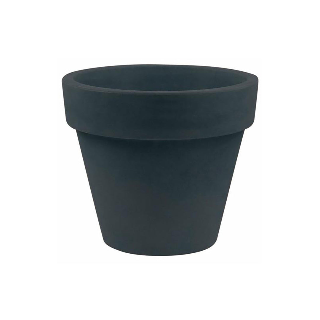 Maceta Planter Outdoor Vondom Anthracite Medium: 31.5 in Dia 