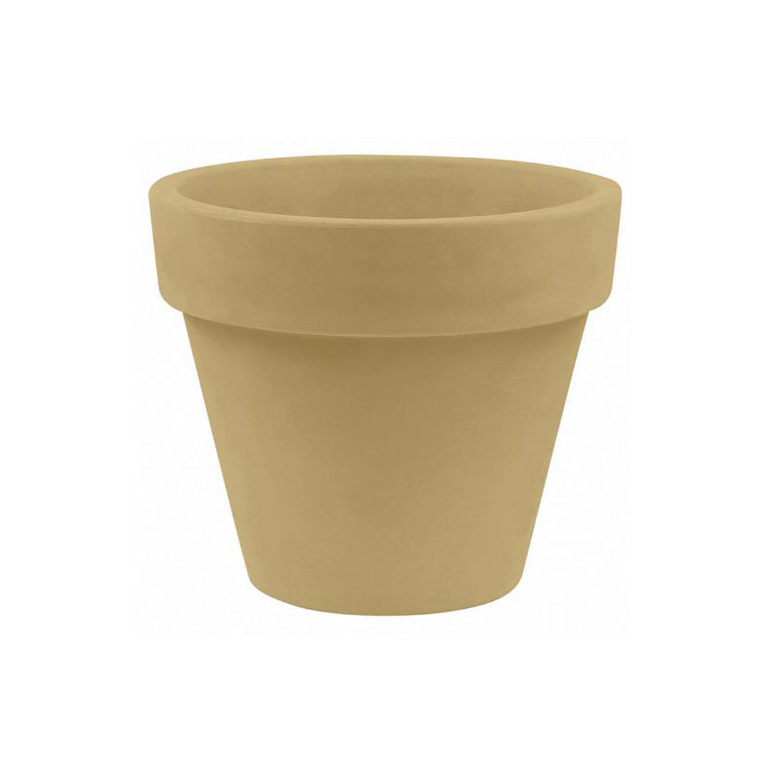 Maceta Planter Outdoor Vondom Beige Medium: 31.5 in Dia 