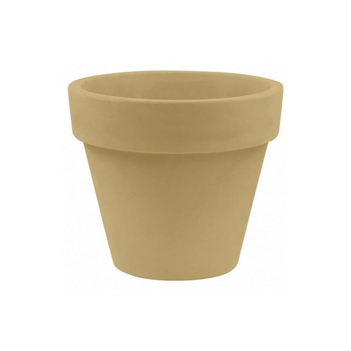 Maceta Planter Outdoor Vondom Beige Medium: 31.5 in Dia 