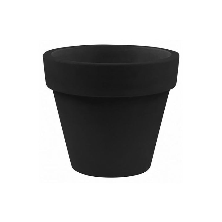 Maceta Planter Outdoor Vondom Black Medium: 31.5 in Dia 