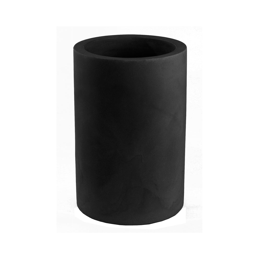 Cilindro Planter Outdoor Vondom Black Small-Tall 