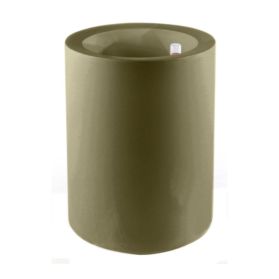 Cilindro Planter with Self-Watering System Outdoor Vondom Khaki Small-Tall 