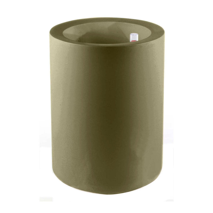 Cilindro Planter with Self-Watering System Outdoor Vondom Khaki Small-Tall 