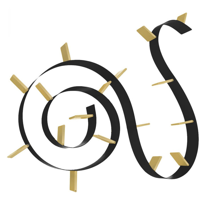 Bookworm Bookshelf - 17 Bookends Bookcases & Standing Shelves Kartell Black Gold