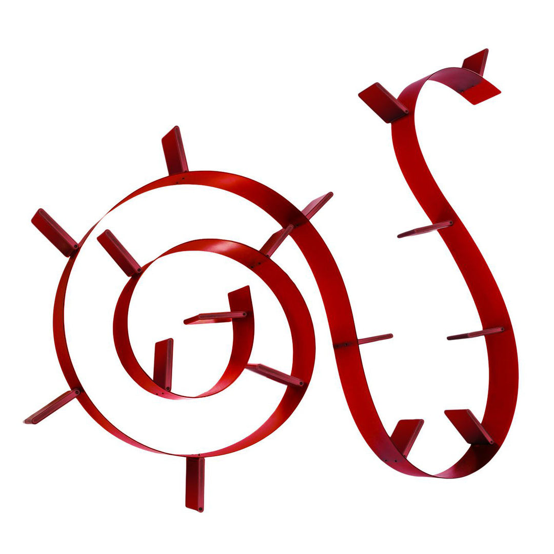 Bookworm Bookshelf - 17 Bookends Bookcases & Standing Shelves Kartell Wine Red