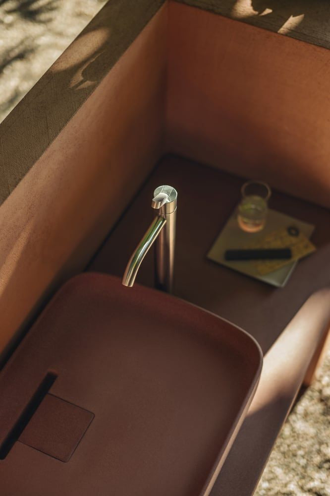 Agape Square Outdoor Single Lever Sink Mixer Agape