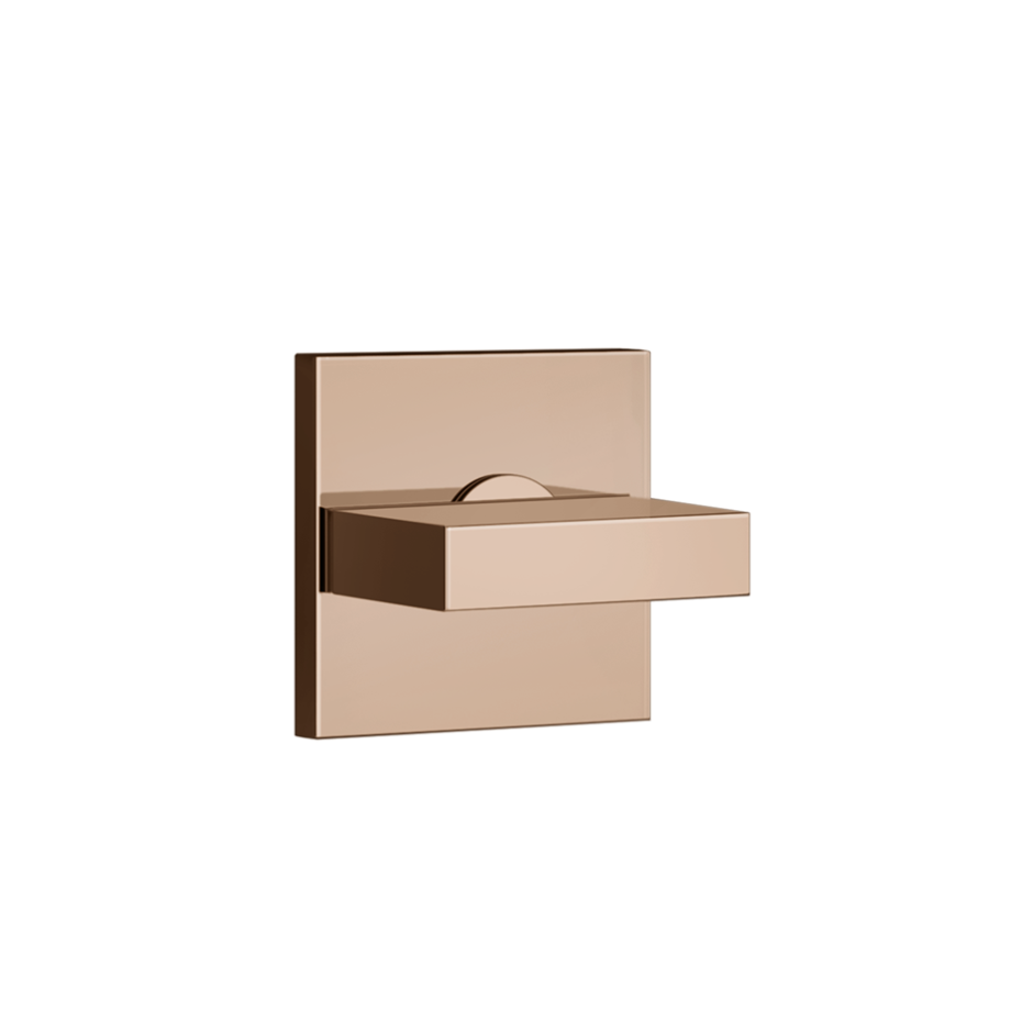 Rettangolo Individual Thermostatic Volume Control Trim Showers GESSI Copper PVD