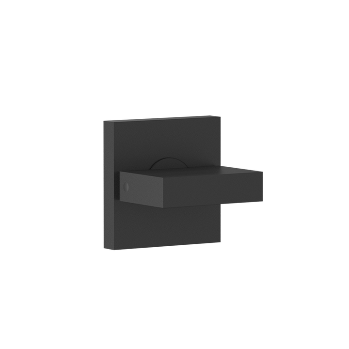 Rettangolo Individual Thermostatic Volume Control Trim Showers GESSI Matte Black