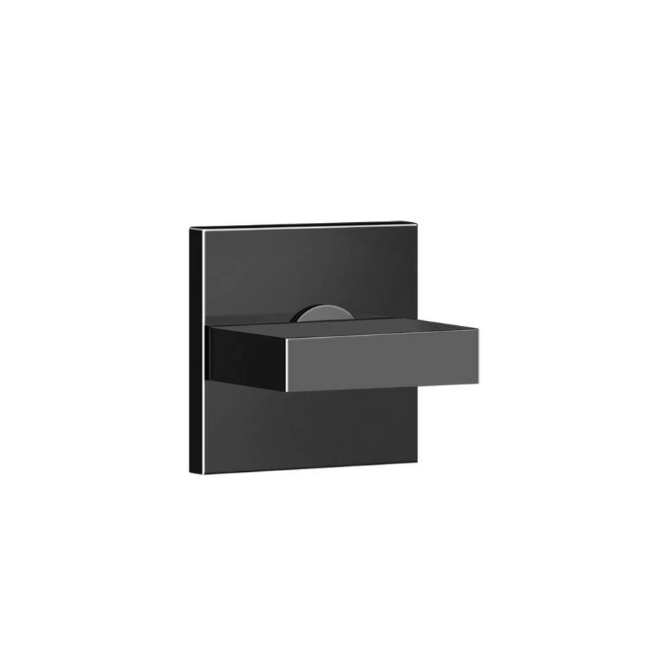 Rettangolo Individual Thermostatic Volume Control Trim Showers GESSI Black Metal PVD