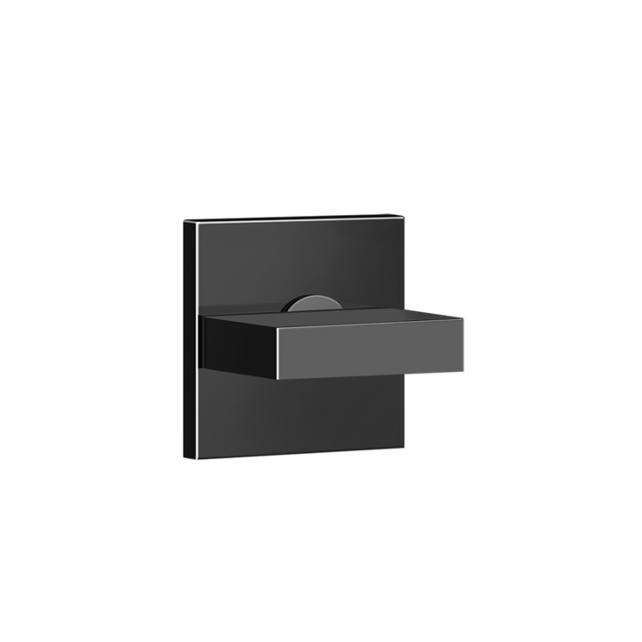 Rettangolo Individual Thermostatic Volume Control Trim Showers GESSI Black Metal PVD