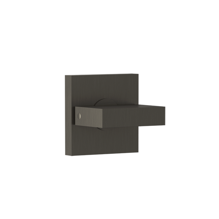 Rettangolo Individual Thermostatic Volume Control Trim Showers GESSI Black Metal Brushed PVD
