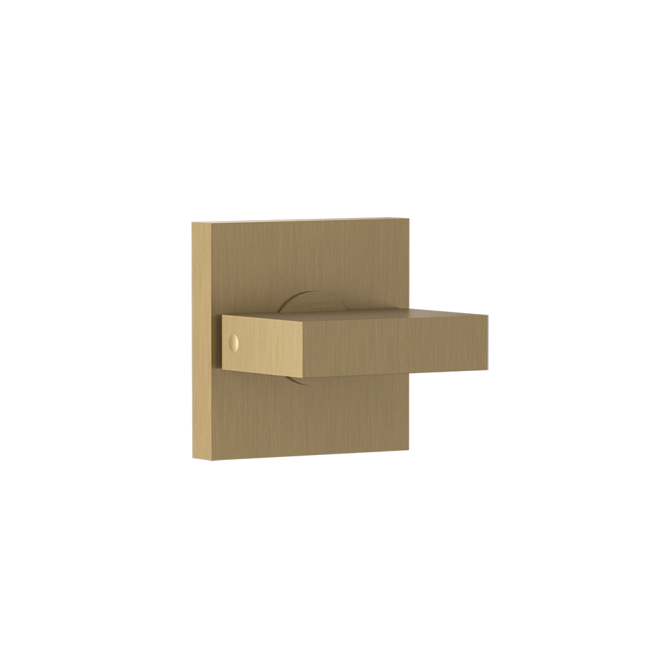 Rettangolo Individual Thermostatic Volume Control Trim Showers GESSI Warm Bronze Brushed PVD