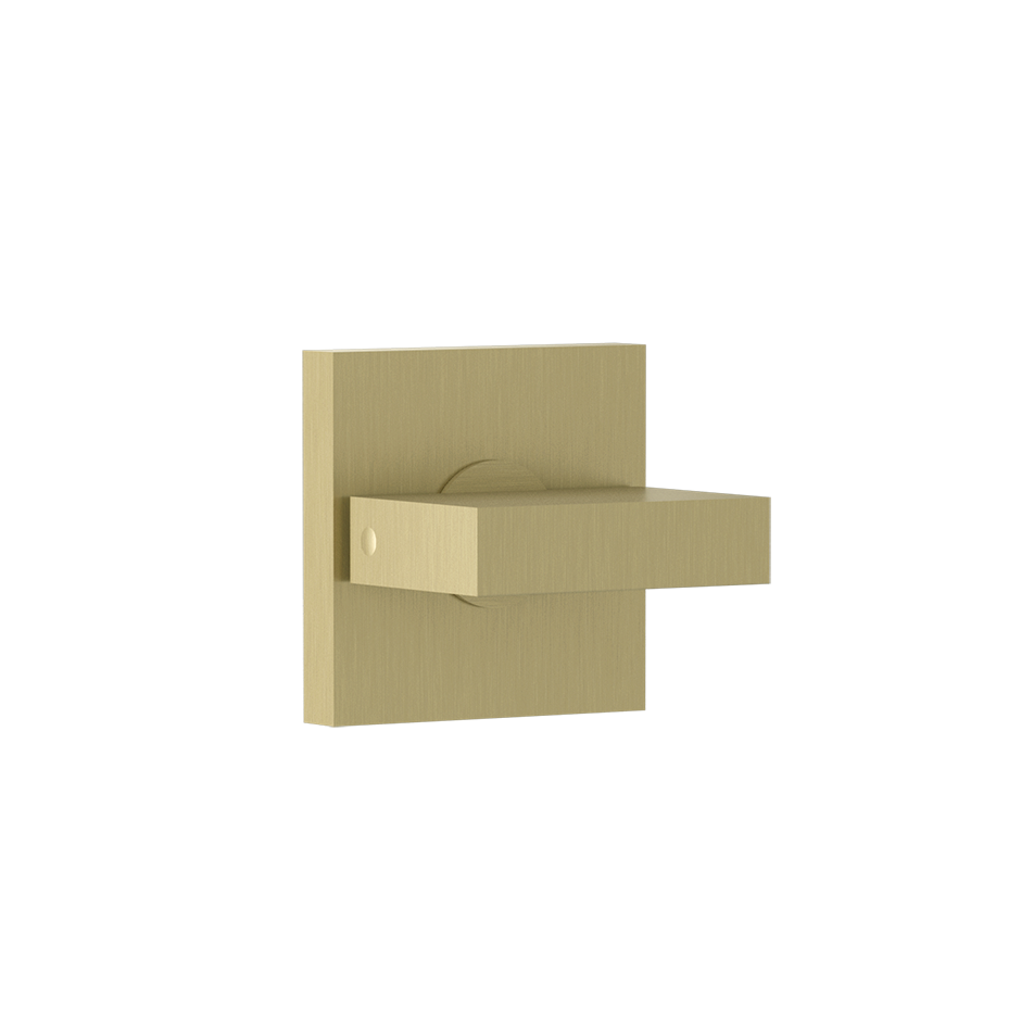 Rettangolo Individual Thermostatic Volume Control Trim Showers GESSI Brass Brushed PVD