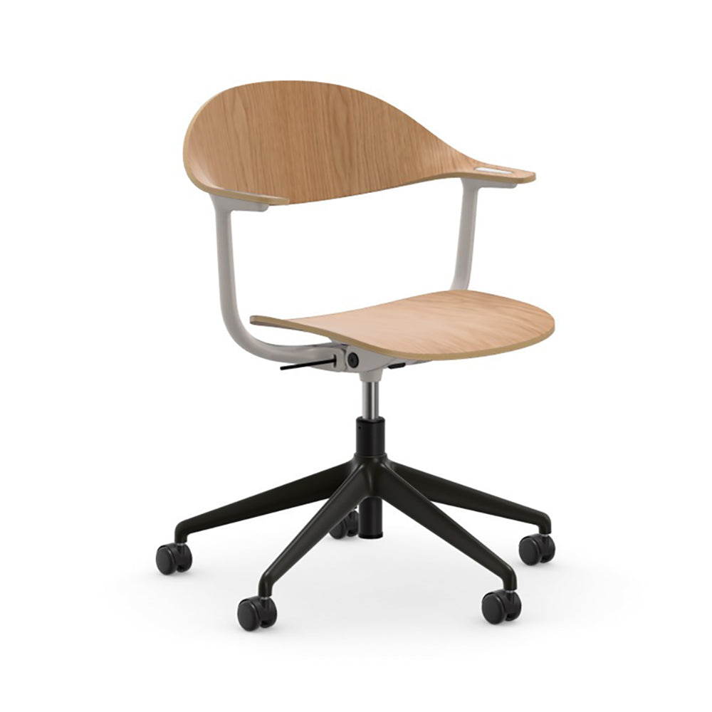 Mynt Plywood Task Chair Chairs Vitra Soft Light Powder Coated Aluminum 5-Star Base