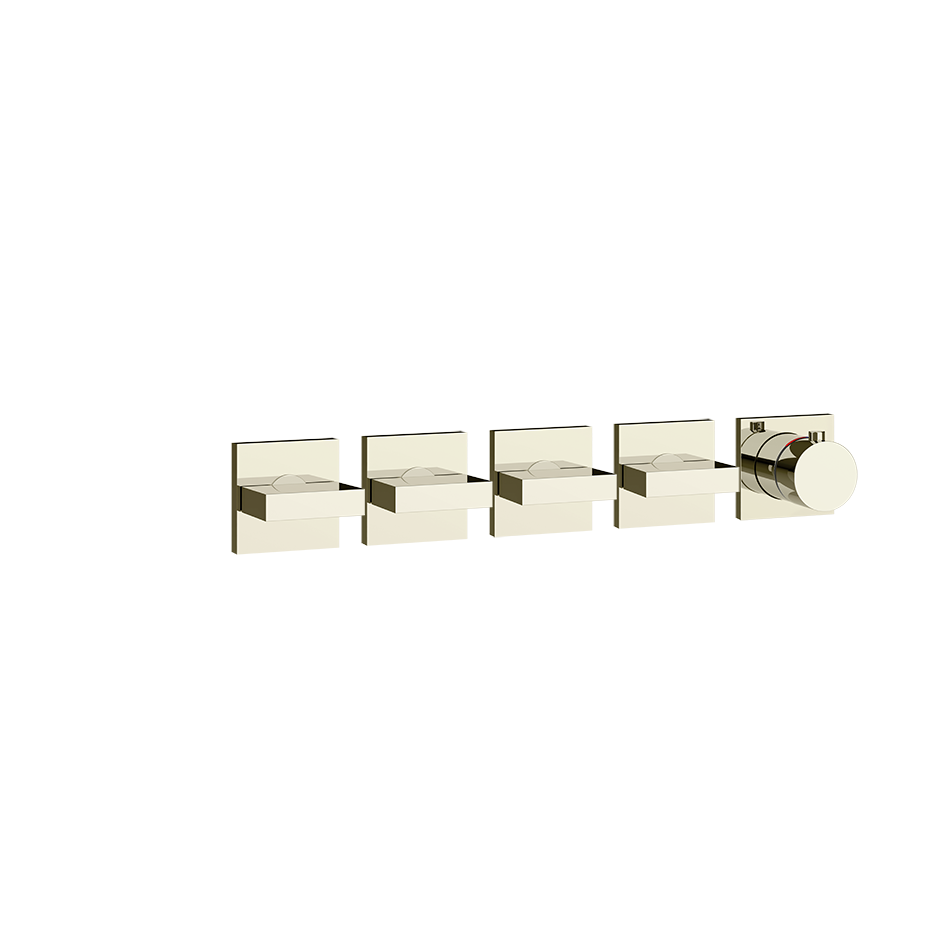 Gessi Inverso Bath & Shower Thermostatic Mixer - 44338 Bathroom Accessories GESSI Nickel PVD