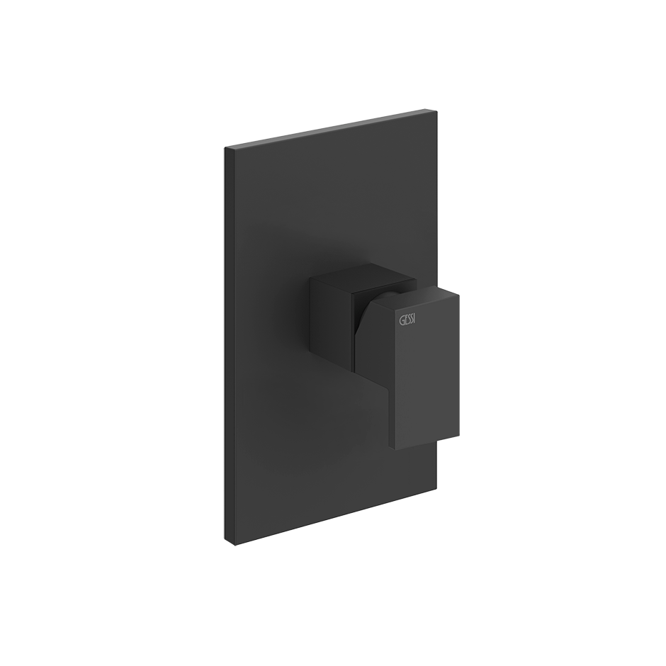 Rettangolo Shower Mixer - 44602 Bathroom Accessories GESSI Matte Black